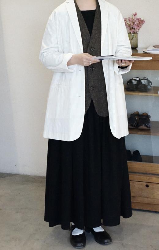 apuntob条纹中长款外套 商品图3