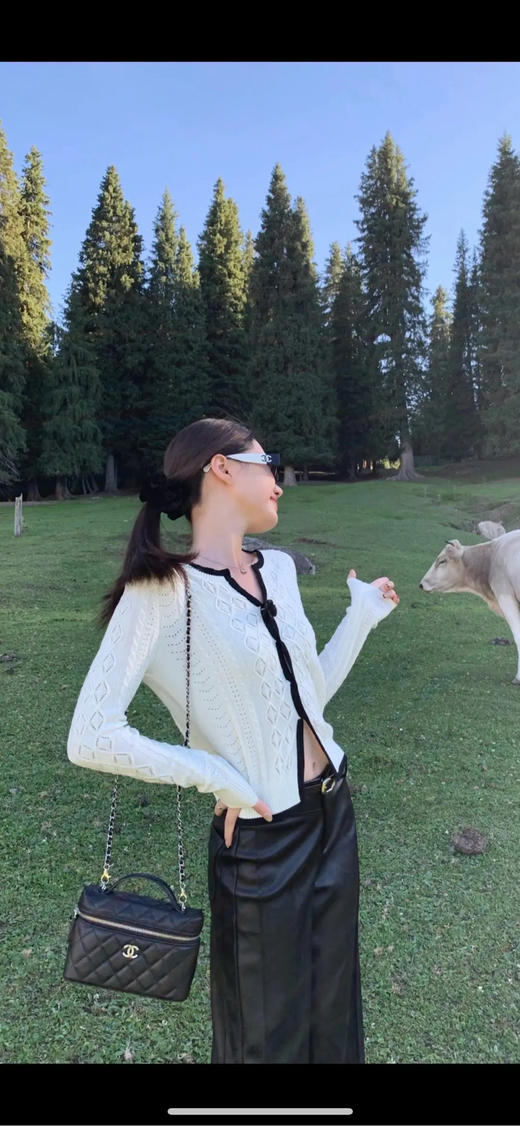 Chanel lp 黑金 牛皮 饭盒 商品图2