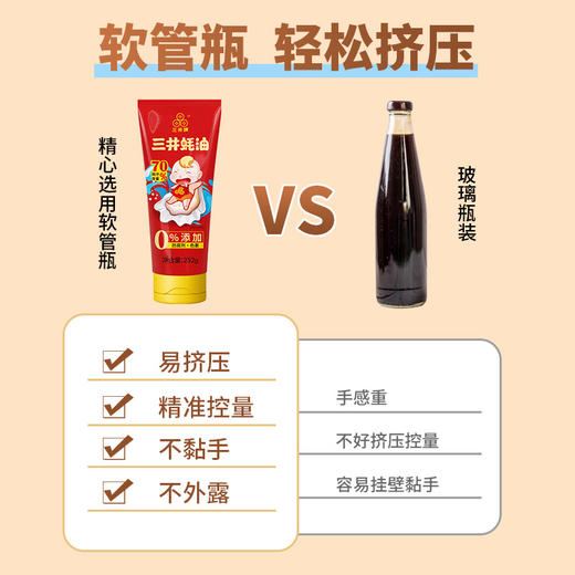 三井 70%蚝油252g*2支 商品图4