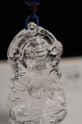 马年守护菩萨｜白水晶大势至观音（一周发货）