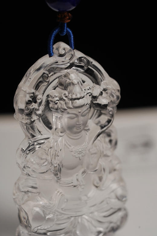 马年守护菩萨｜白水晶大势至观音（一周发货） 商品图0