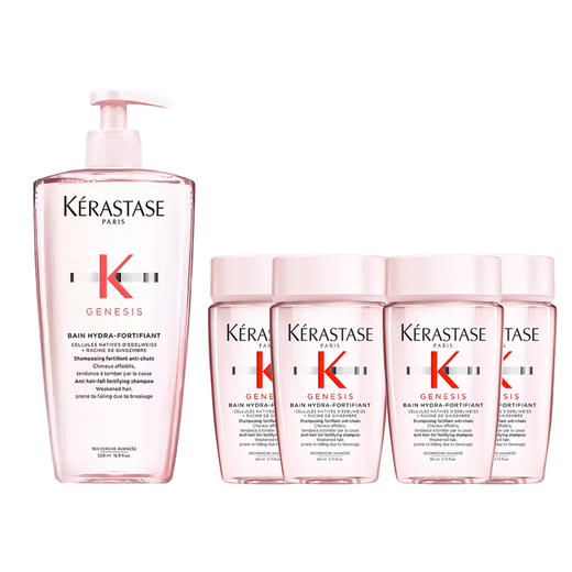 春日限定【抢先购】送礼盒礼袋 卡诗净油蓬松奢享元气姜5件套气姜洗发水500ml+气姜洗发水80ml*4-wskl581_bba 商品图9