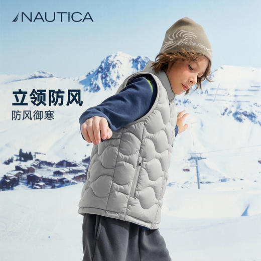 NAUTICA诺帝卡童装 梭织羽绒马甲 NK330305 商品图3