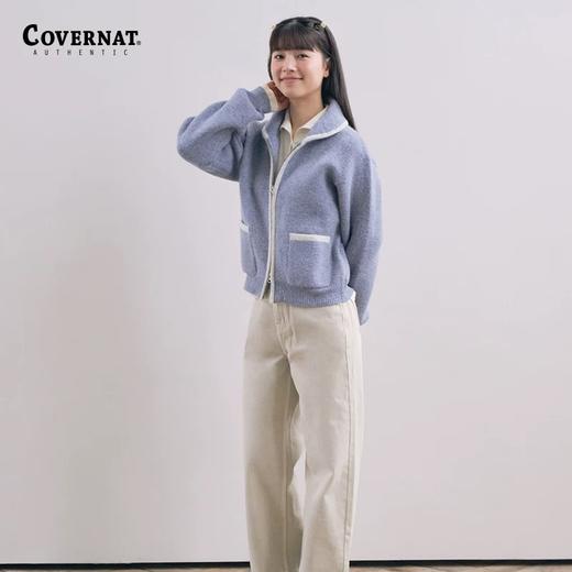 【春上新】【5折】6楼COVERNAT女士针织拉链开衫吊牌价1299折后价649 商品图1