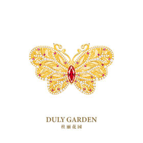 杜丽花园DULY GARDEN金色蝴蝶胸针11871ZGO