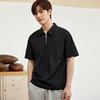 GXG男装夏季时尚百搭拉链款男士休闲翻领polo衫K&C 商品缩略图8
