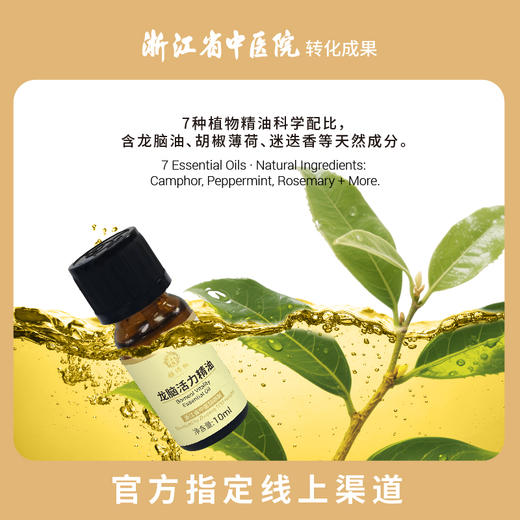 馥瑞橼龙脑活力精油（扩香版）龙脑活力精油（扩香版）10ml*1瓶 商品图2