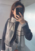 秋冬特惠💰400 诺悠翩雅围巾 秋冬新品【山羊绒水波纹格纹围巾】 商品缩略图1