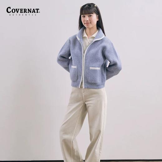 【春上新】【5折】6楼COVERNAT女士针织拉链开衫吊牌价1299折后价649 商品图2