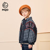 【秒1】【MQD】男童冬季经典格纹加厚牛仔夹棉外套 商品缩略图1