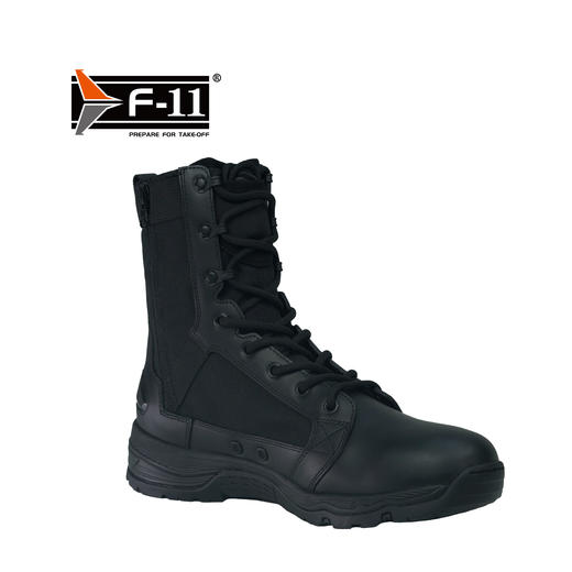 F-11骐骥高帮战术跑鞋层牛皮轻便透气减震拉链户外登山靴 商品图2