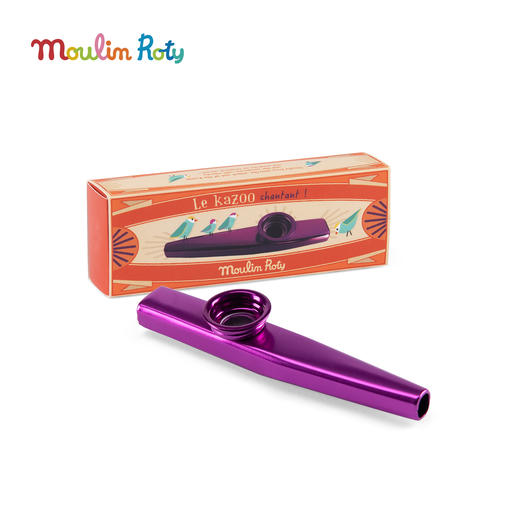 Moulin Roty 假日金属口琴/口风琴 适合3岁+ 音律启蒙 口腔肌肉锻炼 假日系列 法国品牌-713107 商品图1