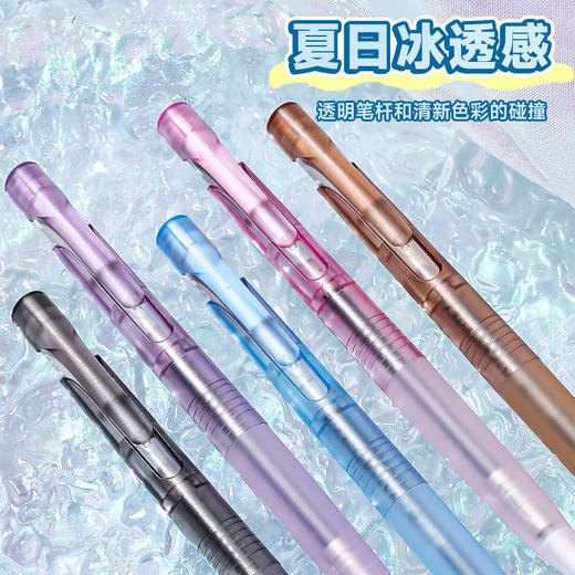 日本zebra斑马JJZ66中性笔blen减振静音减震按动式水笔0.5mm考试黑笔签字笔 商品图1