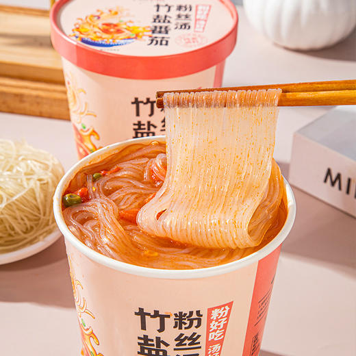 老爸的梦想 粉丝汤 菌菇腐竹、竹盐番茄、麻辣藤椒 75g/桶 红薯杂粮面 80g/桶 商品图1