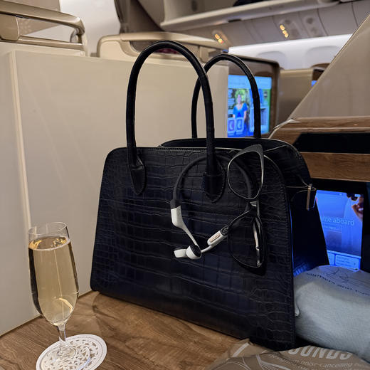 ROMI STUDIO 首饰袋 进口鳄鱼皮哑光皮纹托特手提包 RWCLP37065 商品图3