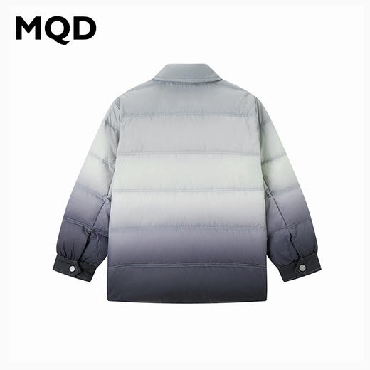 【秒1】【MQD】男童冬季三防休闲渐变印花翻领羽绒服 商品图5