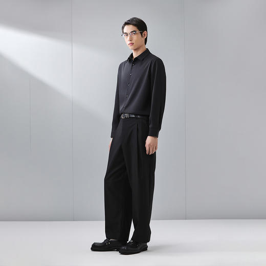 GXG男装【三防科技&含莱赛尔】25春季通勤日常男式翻领长袖衬衫K&C 商品图6