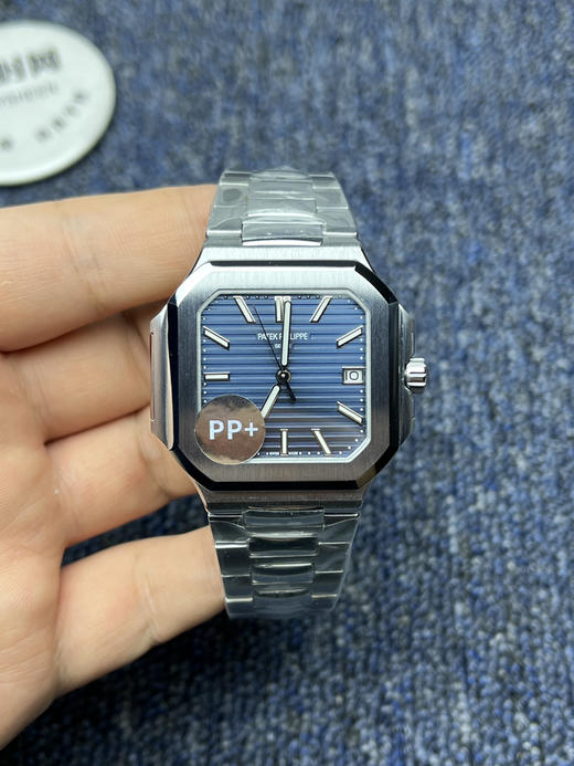 PP+百达翡丽 方形鹦鹉螺 新系列CUBITUS 5821男士腕表 深蓝牛仔 商品图1