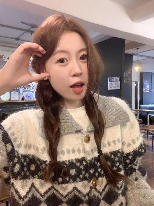 <曾小咸推荐>现货秒杀 ！微信超特价！费尔岛翻领毛衣开衫 日常199.99 立减110 秒杀89.99！！ 商品图8