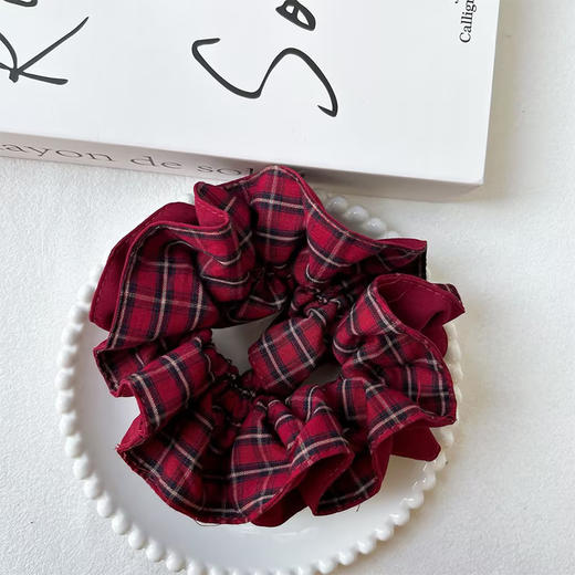 XXHY红色双拼小蛮腰发圈-纪念日百货门店同款169448530 商品图2