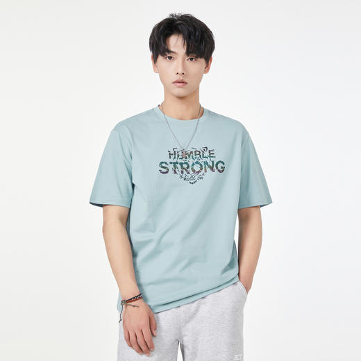 GXG男装【渐变老虎】夏季时尚百搭印花男士纯棉圆领短袖t恤K&C 商品图6