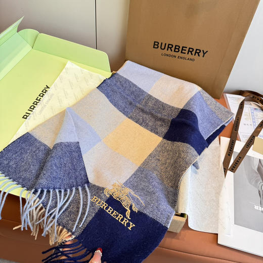 秋冬特惠💰240 巴宝莉围巾 精致的战马刺绣让围巾 商品图3