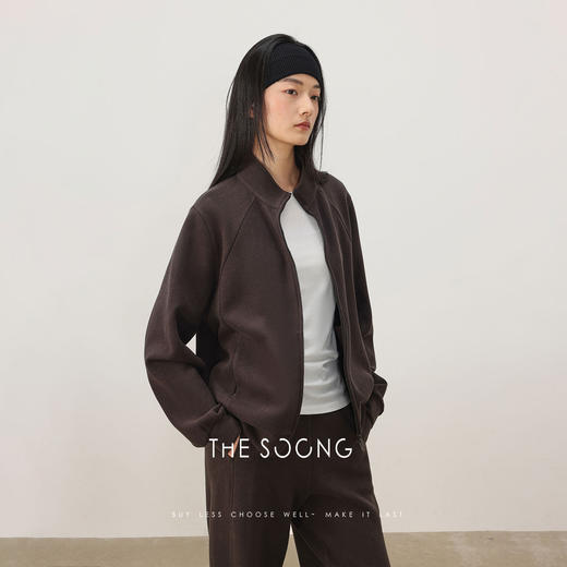 THESOONG早春新款"七合一"立裁分割线亲肤糯感弹力时尚套装8282/8237 商品图5