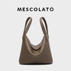MESCOLATO 菜篮子进口togo牛皮水桶包女士上班通勤手提包 商品缩略图0