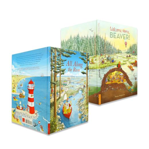 River +beaver 3岁+世界地理游戏儿童英文绘本 商品图0