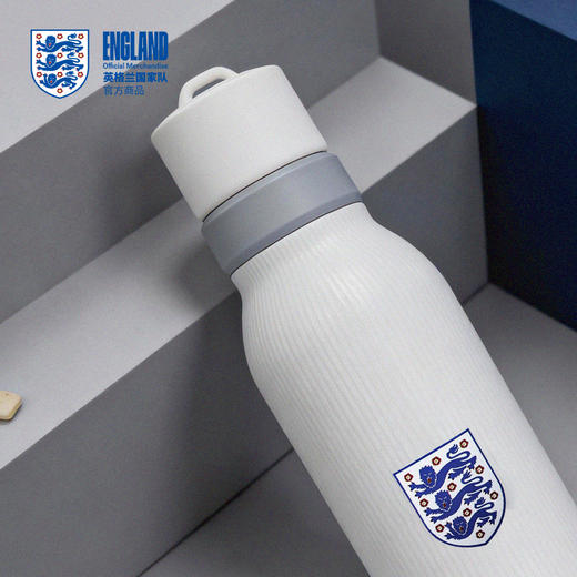 【官方正版】英格兰国家队 | 白色队徽保温杯户外便携水杯 商品图4