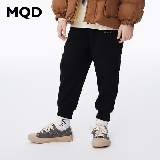 【秒3】【MQD】男童冬季潮酷斜纹肌理休闲针织长裤 商品图0