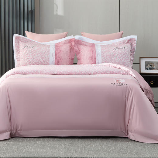 多喜爱 60S珍珠锦贡缎四件套 瑞亚尔Ⅰ/趣派风尚【A面韩国进口缎纹】【B面60S新疆长绒棉】【精美刺绣】【三方宽边】【专利床单】【礼盒包装】 商品图11