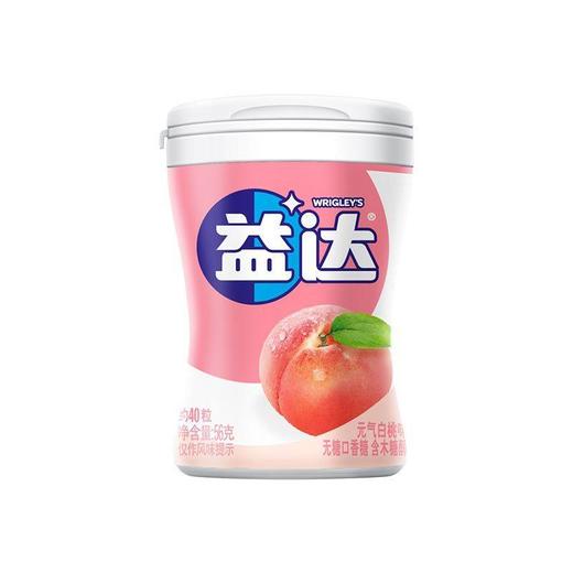 益达无糖口香糖蓝莓/白桃/西瓜/薄荷 约40粒  56g/瓶 商品图3