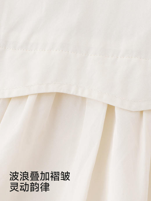 【高定系列】英氏儿童外套女童长袖公主外套春夏新款洋气米白外套YRWBJ1S039A 商品图4