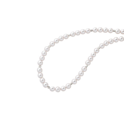 三彩2026新款曼塔玫瑰浅粉色珍珠项链法式优雅浪漫极简锁骨链女 商品图4