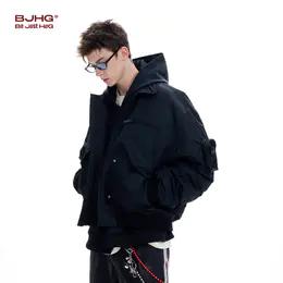 BJHG不计后果夹克羽绒服男款冬季潮牌2024新款90白鸭绒设计感外套 商品图1