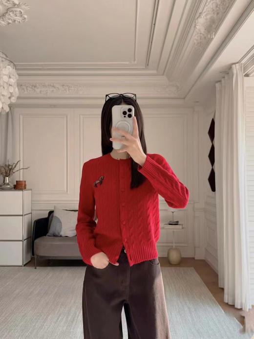 SHG99471生肖小马开衫 商品图6