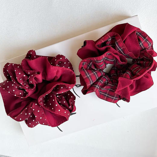 XXHY红色双拼小蛮腰发圈-纪念日百货门店同款169448530 商品图1