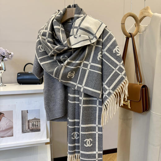 秋冬特惠💰150 香奈儿围巾 秋冬男女同款 商品图7