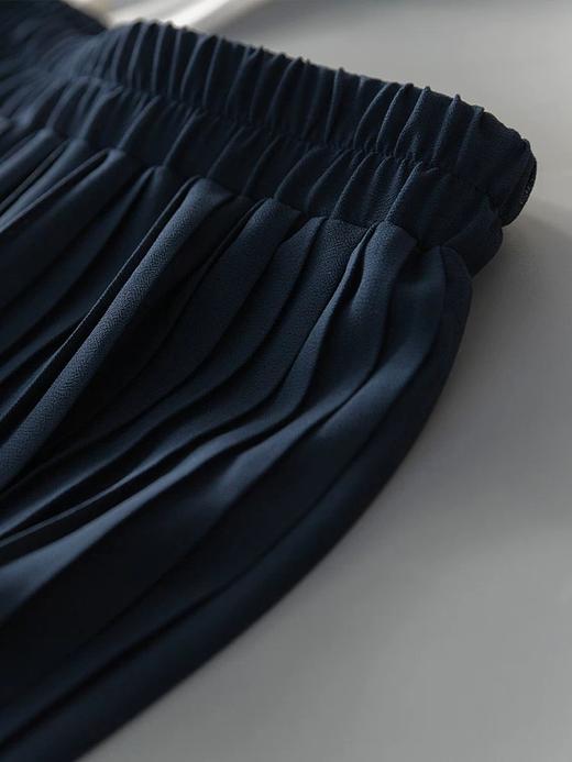 「断码清仓」夏季大码女装双层七分百褶阔腿裤 L码  ZFYY314 商品图2