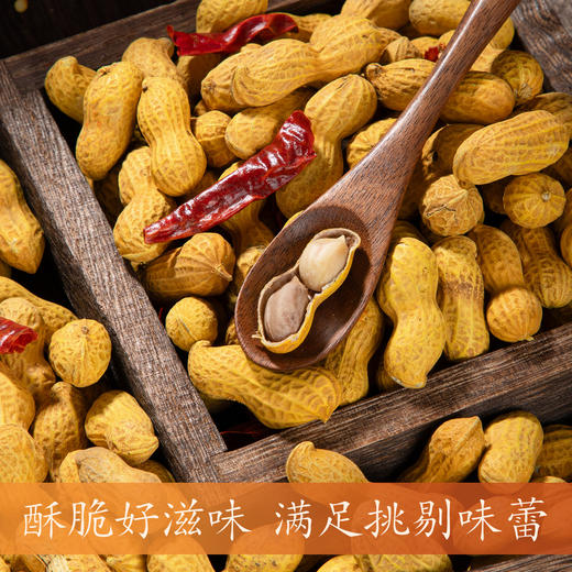 禾下土零食 川香花生210gx2袋 精选东北小珍珠花生，颗粒饱满圆润，皮薄肉厚，天然香脆 商品图4