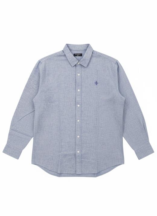 佐丹奴BM男装25年新款棉麻长袖衬衫13045462 商品图2