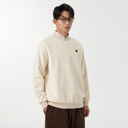 GXG男装【立体字母】秋季时尚运动风男款圆领休闲长袖卫衣K&C 商品图1