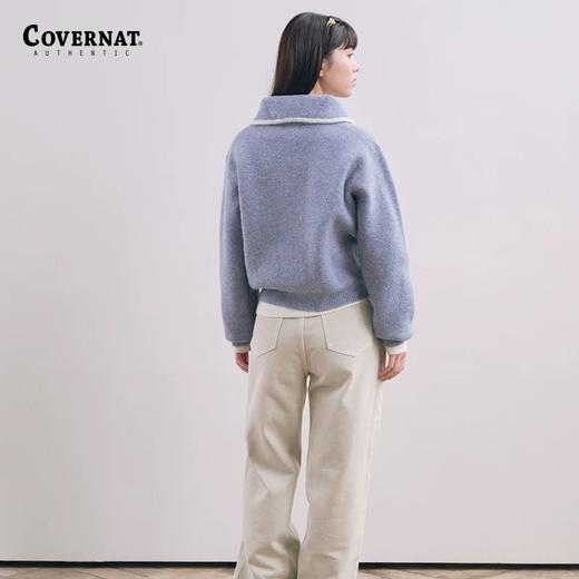【春上新】【5折】6楼COVERNAT女士针织拉链开衫吊牌价1299折后价649 商品图4