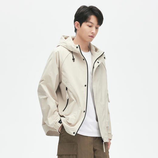 GXG男装春季时尚休闲男士舒适百搭连帽夹克运动外套K&C 商品图8