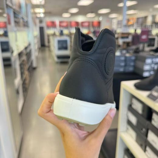 到手价1099元 ECCO爱步高帮鞋平底休闲鞋袜子鞋真皮板鞋女 柔酷7号 38码 美国代购，无中文标签，介意慎拍 商品图1