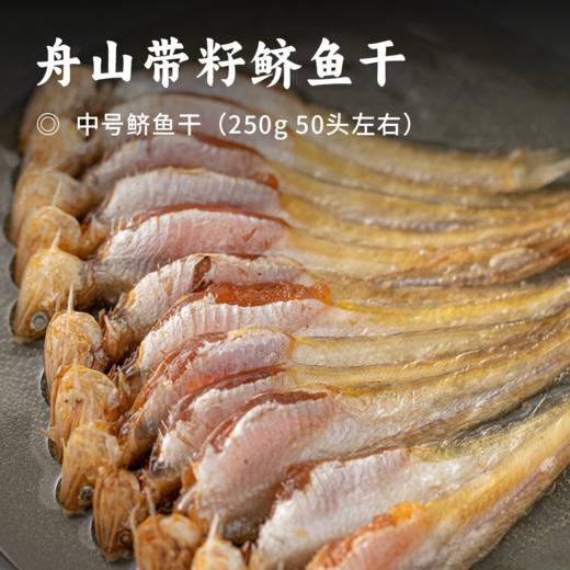 舟山带籽鲚鱼干 | 东海带籽凤尾鲚鱼 鱼眼透亮 鱼鳃鲜红 条条带籽颗粒分明 本鲜本味 深海鱼特有的甘醇 商品图0