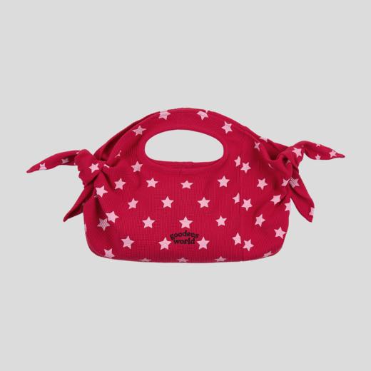 GOODBAI GOODEES 新款时尚星星印花蝴蝶结手提包 商品图3