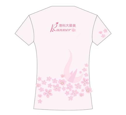 港科大名古屋马拉松定制跑步TEE,男/女款,26年春节前发货,轻量 短袖T恤  严素定制 商品图3