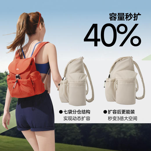 【春上新】【新品】6楼蕉下扩容双肩短包LC005吊牌价199 商品图3